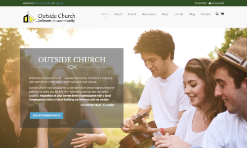 Welcome to the new website for Outside Church